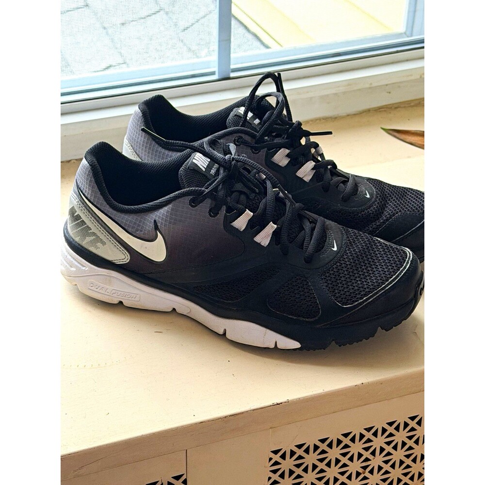 Nike Dual Fusion Training Mens Size 8.5 RN 554890-001 Black & Gray